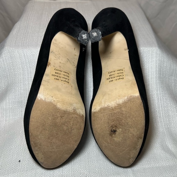 Bakers Avery Black Suede Pumps - Size 8.5 - Picture 7 of 7